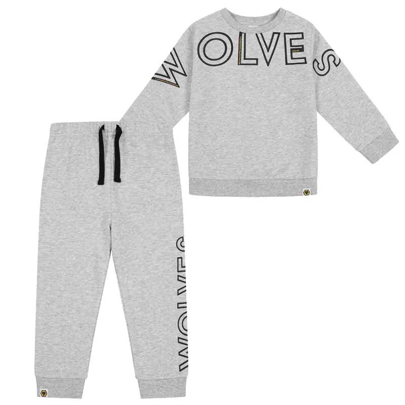Wolverhampton Wanderers Shop | Wolves Text Tracksuit – Infant Wolverhampton Wanderers Merchandise